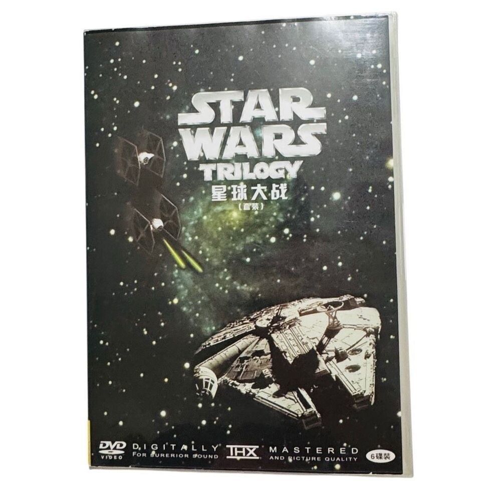 Star Wars Trilogy + Prequels [Korean Subtitles] 6 DVDs 2004 - Rare Import